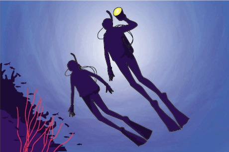 アドバンスドオープンウォーターダイバーコースのディープダイブで行動範囲を広げよう