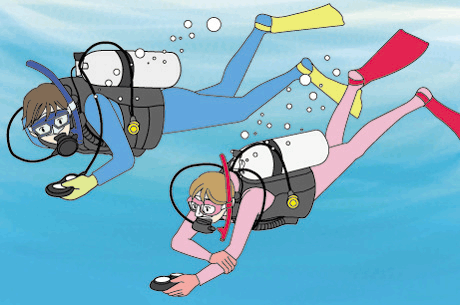 PADIアドバンスドオープンウォーターダイバーコースのナビゲーションダイブで行動範囲を広げよう