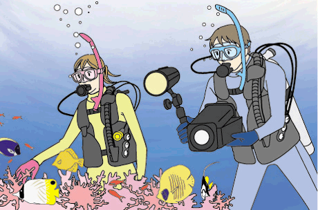 水中ビデオコース