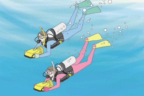 水中スクーター